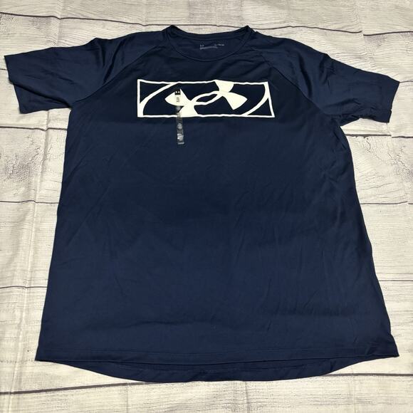 Under Armour Mens Size XL Halo UA Tech 2.0 Tilt Crew-Neck Short Sleeve T-Shirt - Picture 1 of 7